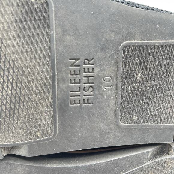 Eileen Fisher Emery Loafer Womens Size 10 Black Slip-On Knit Comfort Minimalist - Picture 10 of 12